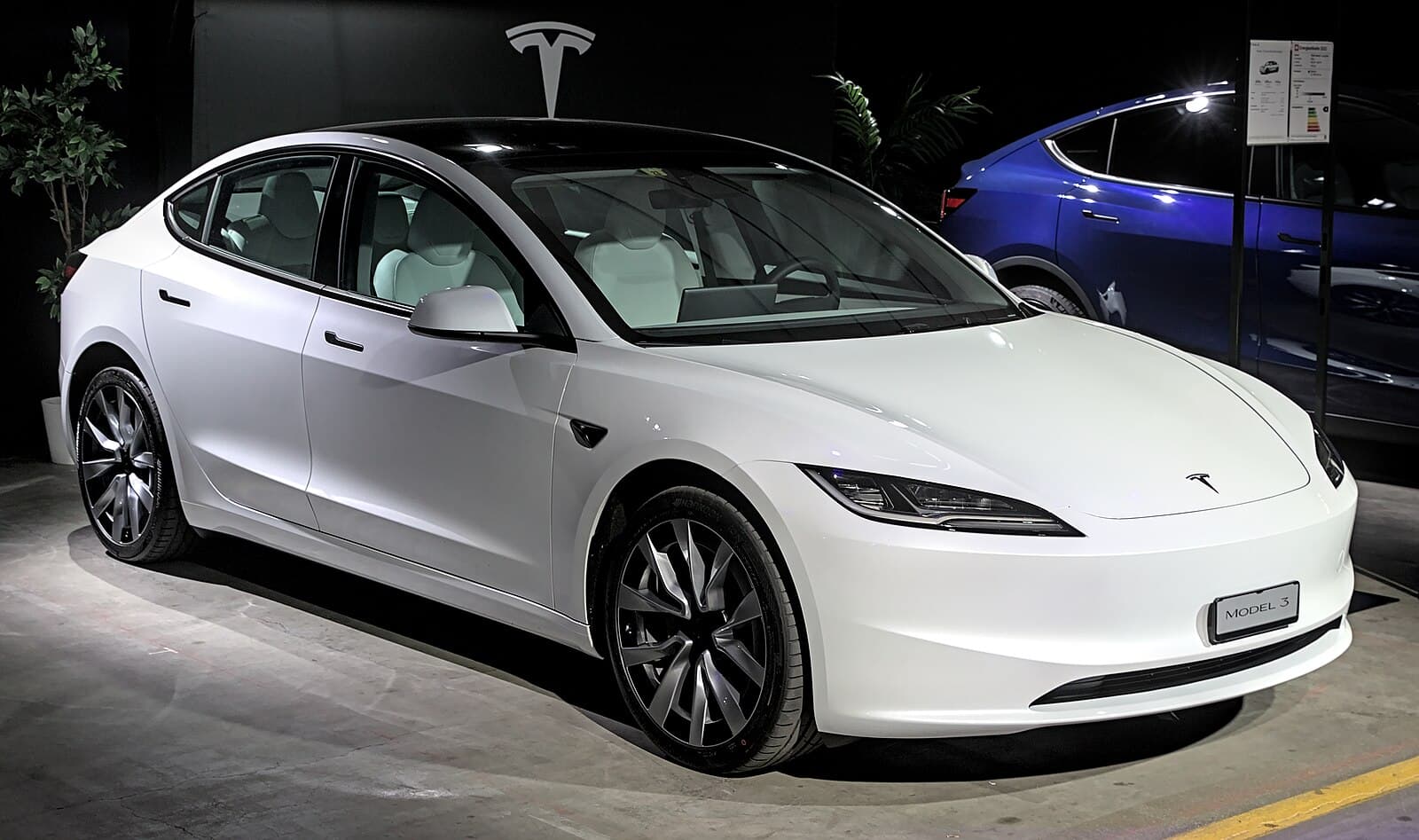 Tesla Model 3 (2023 Highland refresh) at Auto Zürich 2023