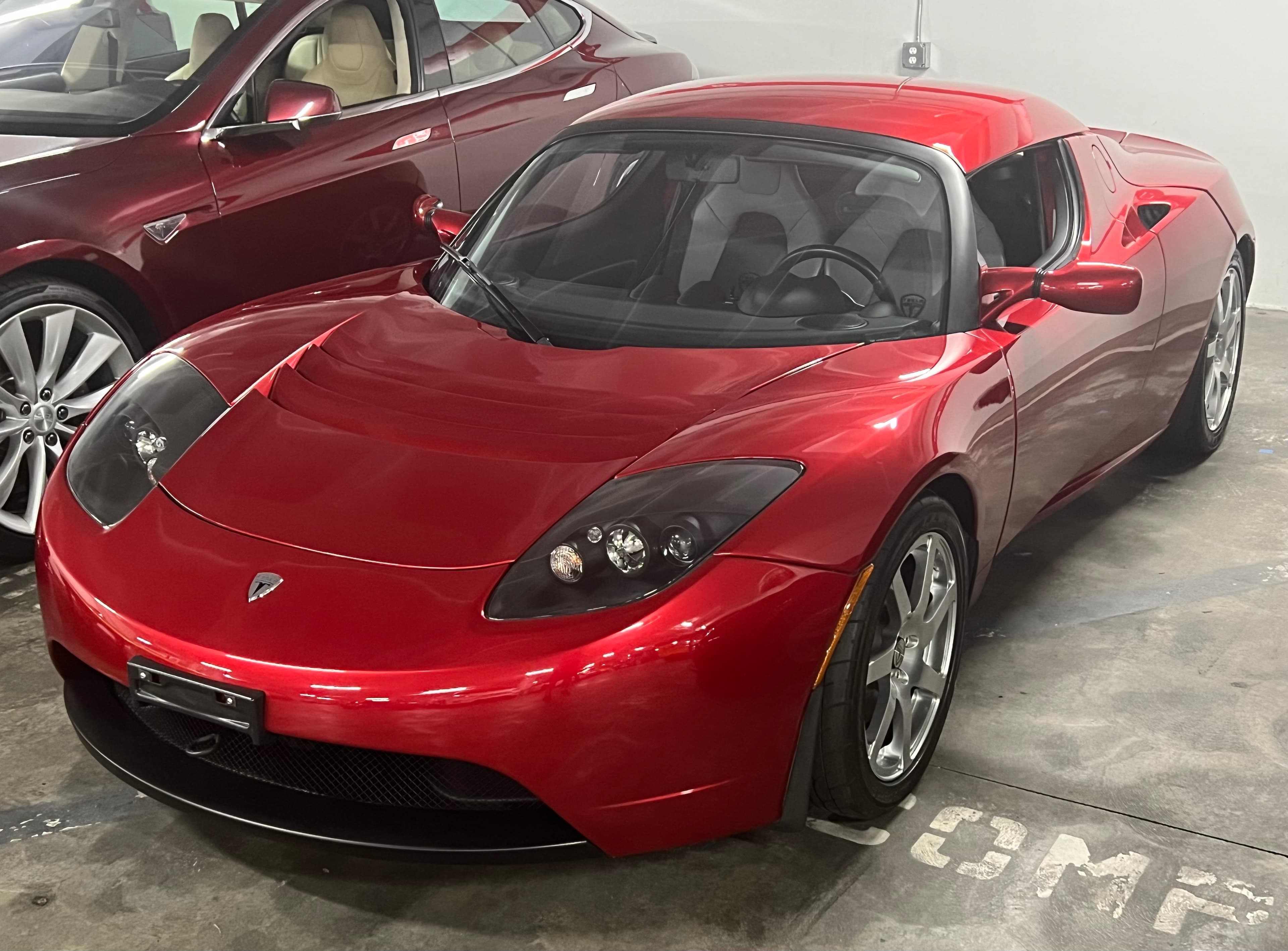 2008 Tesla Roadster at the Petersen Automotive Museum